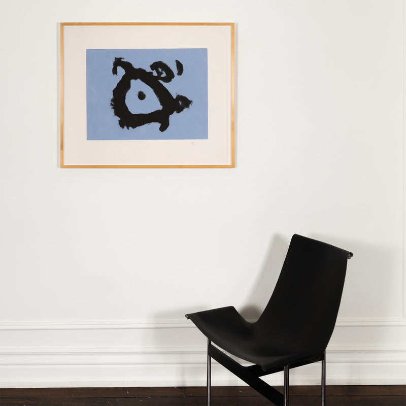 ROBERT MOTHERWELL "THE POET'S EYE" AQUATINT, 1990