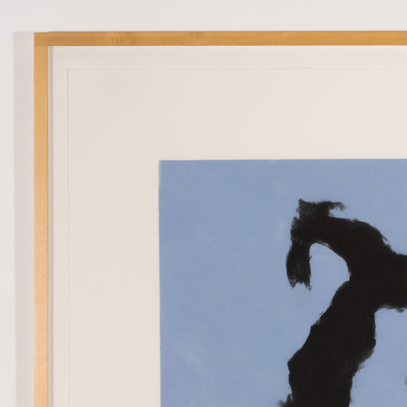 ROBERT MOTHERWELL "THE POET'S EYE" AQUATINT, 1990
