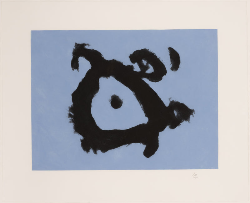 ROBERT MOTHERWELL "THE POET'S EYE" AQUATINT, 1990