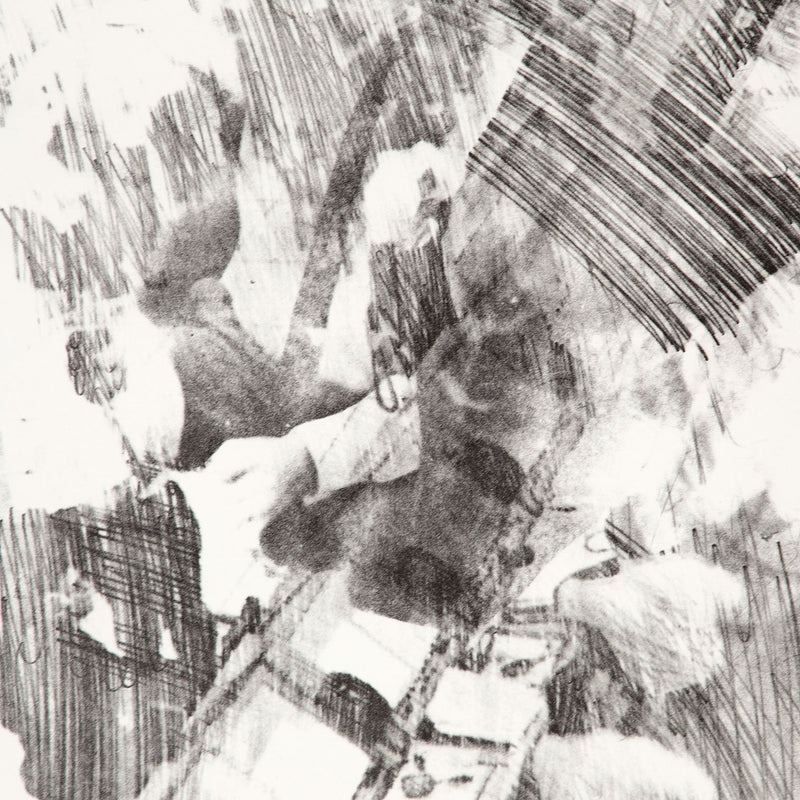 Robert Rauschenberg "Sky Rite (Stoned Moon0" Lithograph, 1969.