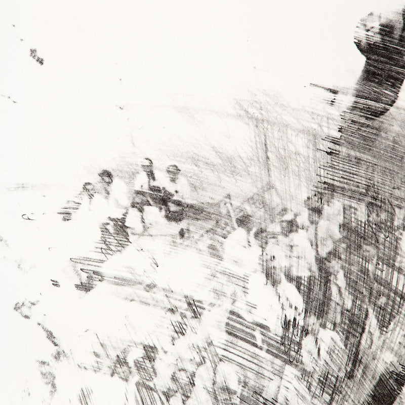 Robert Rauschenberg "Sky Rite (Stoned Moon)" Lithograph, 1969.