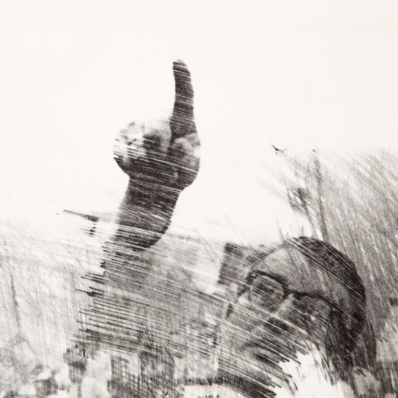 Robert Rauschenberg "Sky Rite (Stoned Moon)" Lithograph, 1969.