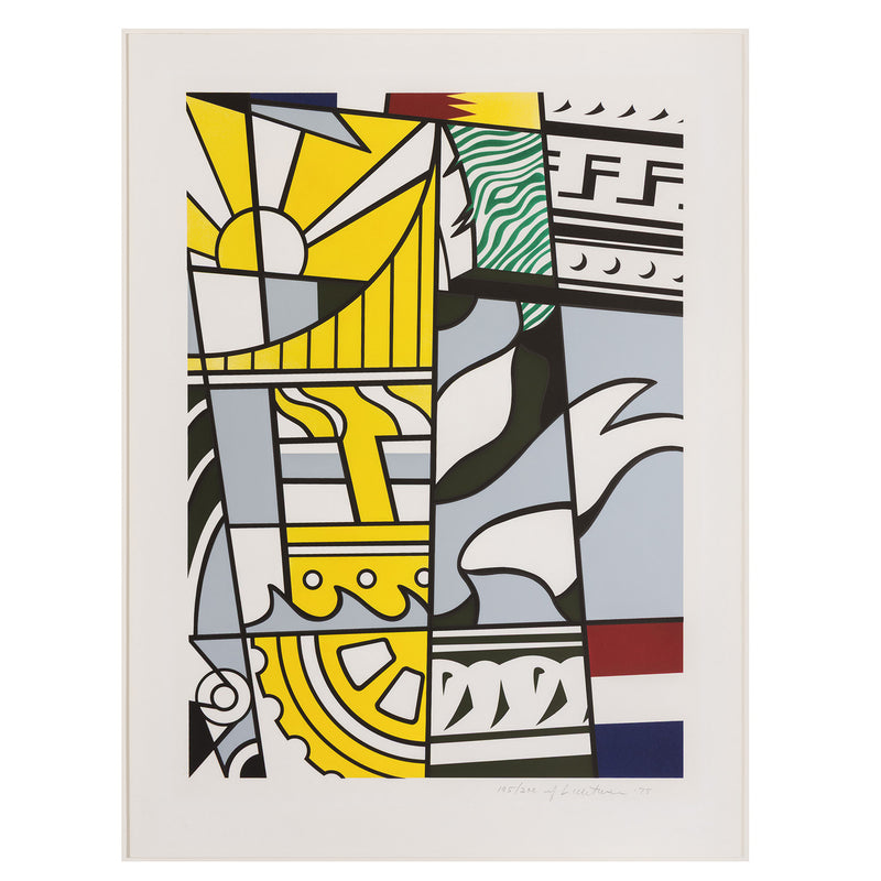 ROY LICHTENSTEIN "BICENTENNIAL PRINT" 1975
