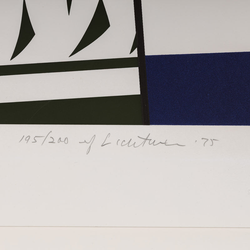 ROY LICHTENSTEIN "BICENTENNIAL PRINT" 1975