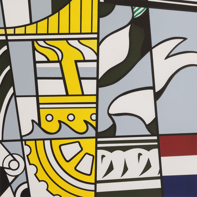 ROY LICHTENSTEIN "BICENTENNIAL PRINT" 1975
