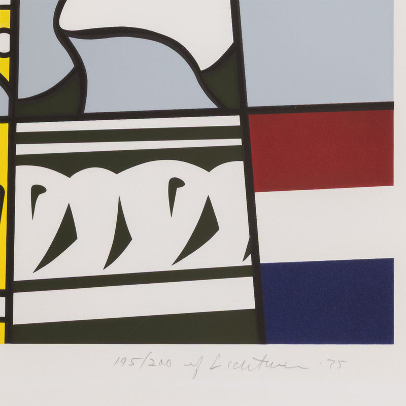 ROY LICHTENSTEIN "BICENTENNIAL PRINT" 1975