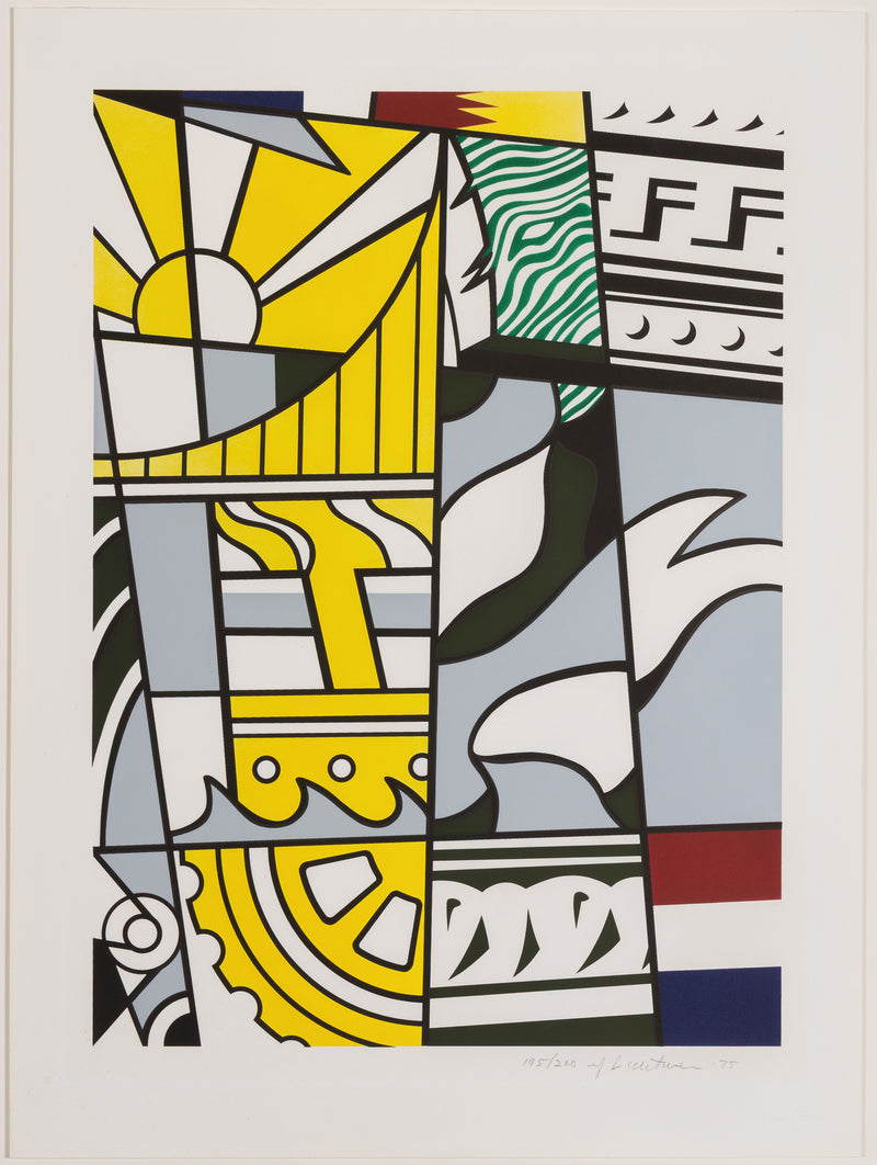 ROY LICHTENSTEIN "BICENTENNIAL PRINT" 1975