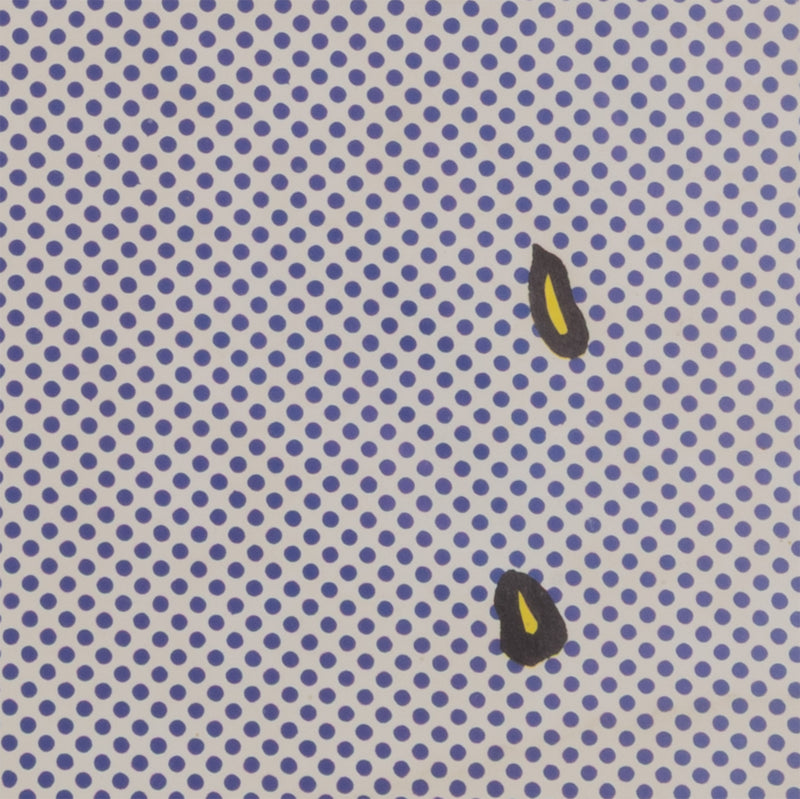 ROY LICHTENSTEIN "BRUSHSTROKE" EXHIBITION POSTER, 1965