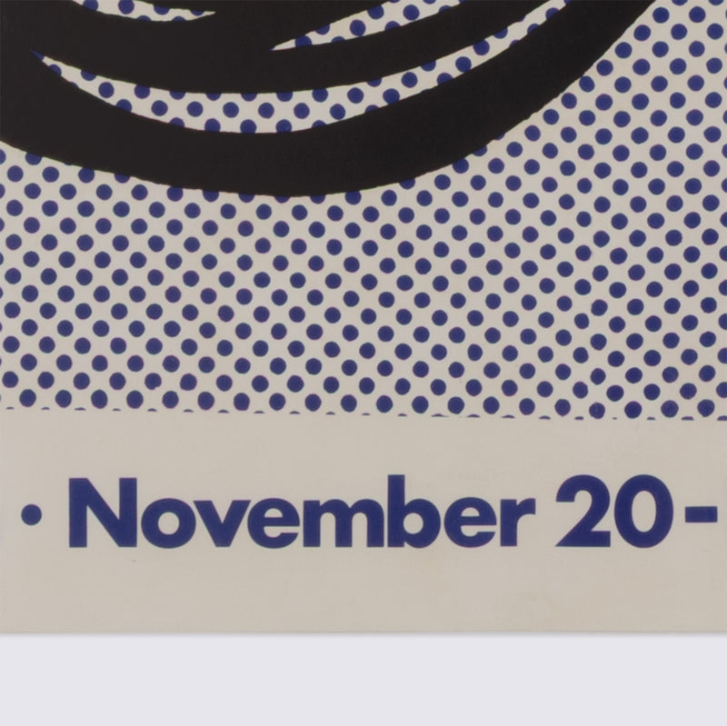 ROY LICHTENSTEIN "BRUSHSTROKE" EXHIBITION POSTER, 1965