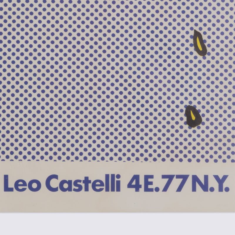 ROY LICHTENSTEIN "BRUSHSTROKE" EXHIBITION POSTER, 1965