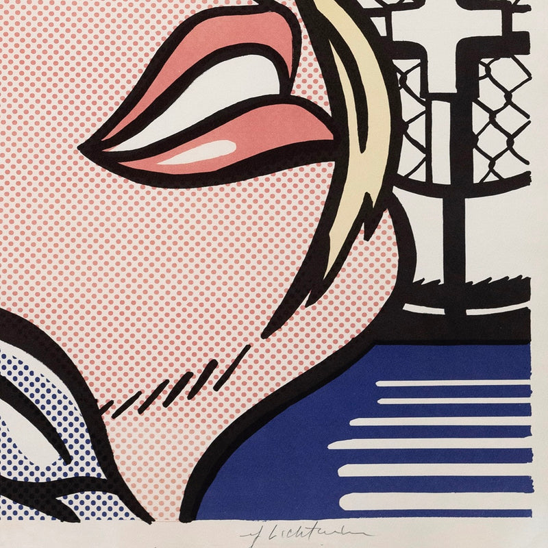 ROY LICHTENSTEIN "SHIPBOARD GIRL" LITHOGRAPH, 1965