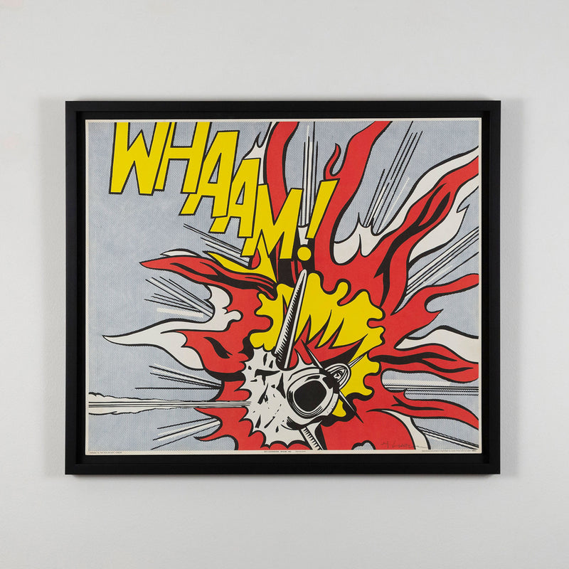 ROY LICHTENSTEIN "WHAAM!" DIPTYCH LITHO, 1986