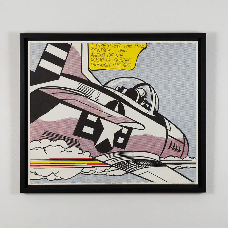 ROY LICHTENSTEIN "WHAAM!" DIPTYCH LITHO, 1986