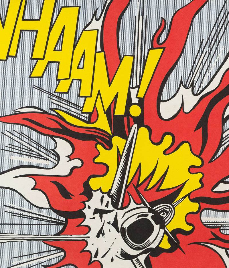 ROY LICHTENSTEIN "WHAAM!" DIPTYCH LITHO, 1986