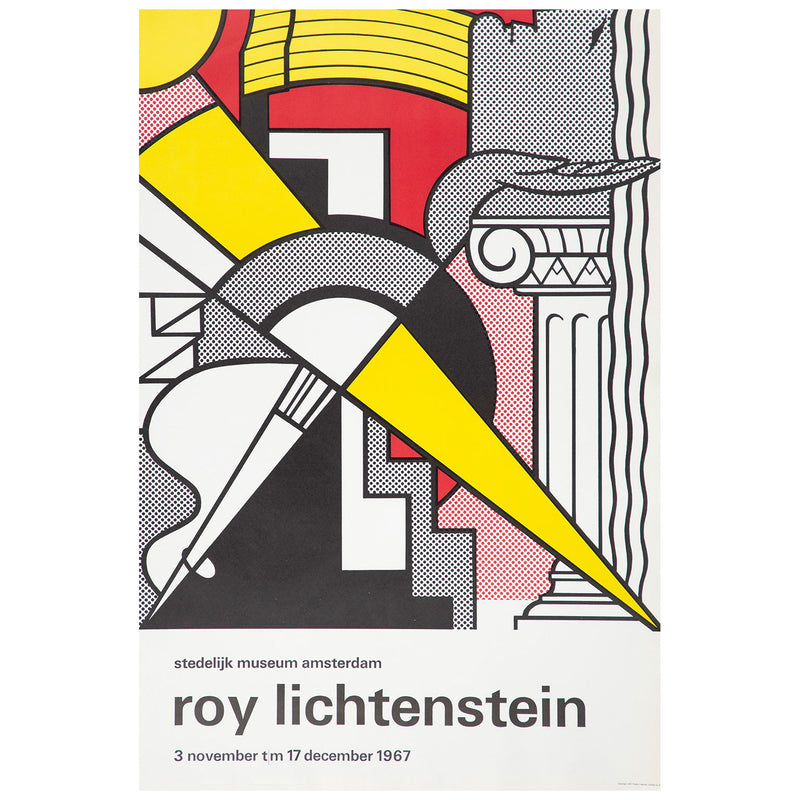 Roy Lichtenstein “Stedelijk Museum Amsterdam” Exhibition poster, 1967. 