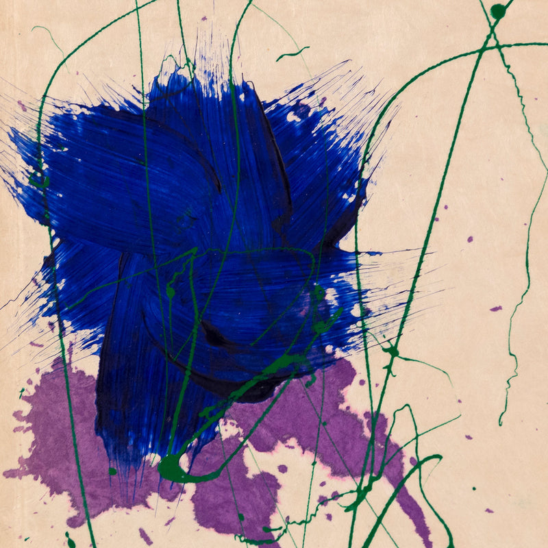 SAM FRANCIS "YEA II" PAINTED BOOK, 1989