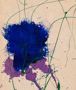 SAM FRANCIS "YEA II" PAINTED BOOK, 1989