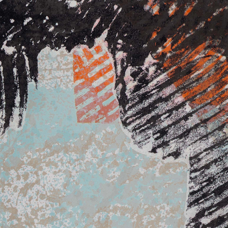 Sam Gilliam Dogon V 2005 print limited edition collect Sam Gilliam artwork lithograph suite of prints West Africa Dogon people traditions collect sam gilliam prints lithograph intaglio and relief framed high-res 