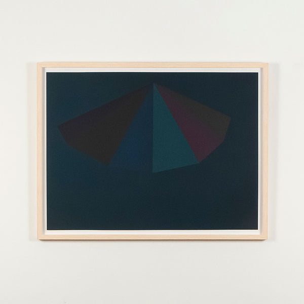 SOL LEWITT "A PYRAMID" SILKSCREEN, 1986