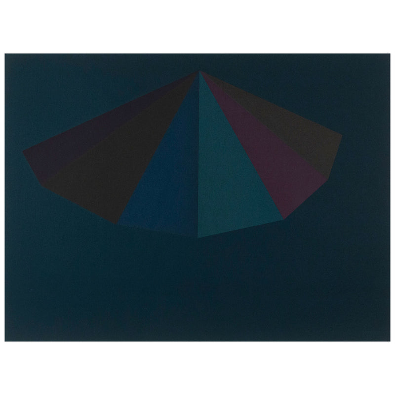 SOL LEWITT "A PYRAMID" SILKSCREEN, 1986