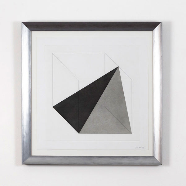 Sol LeWitt "Forms Derived from a Cube" USA, 1982. Etching with aquatint on Somerset Satin White paper. Geometric abstraction. 1980s abstraction. Iconic American artist. Toronto art gallery.