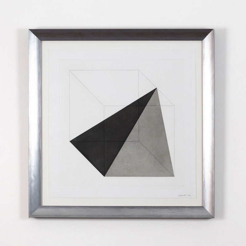 Sol LeWitt "Forms Derived from a Cube" USA, 1982. Etching with aquatint on Somerset Satin White paper. Geometric abstraction. 1980s abstraction. Iconic American artist. Toronto art gallery.