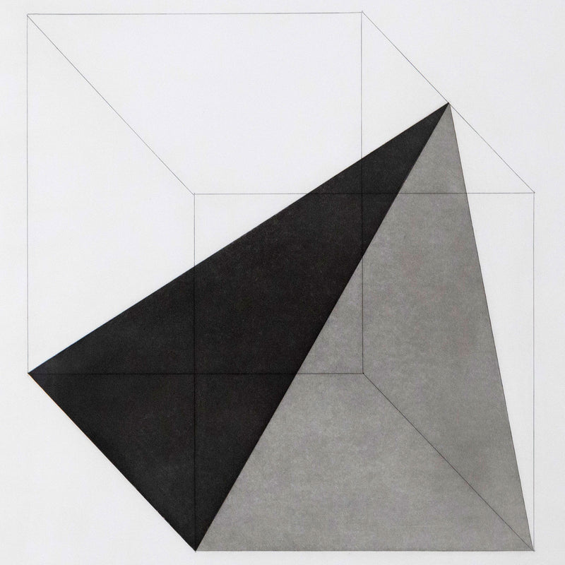 Sol LeWitt "Forms Derived from a Cube" USA, 1982. Etching with aquatint on Somerset Satin White paper. Geometric abstraction. 1980s abstraction. Iconic American artist. Toronto art gallery.