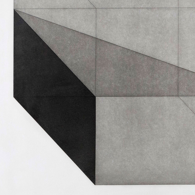 SOL LEWITT "DERIVED FROM A CUBE 5" ETCHING, 1982