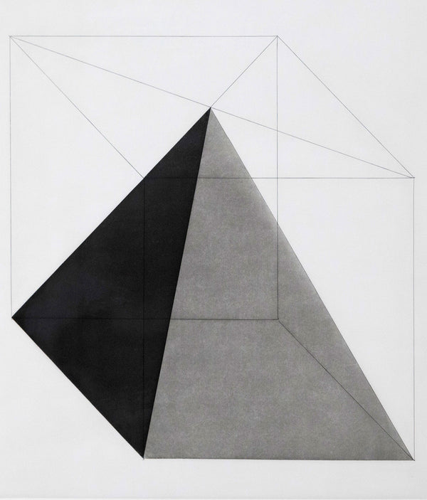 Sol LeWitt "Forms Derived from a Cube" USA, 1982. Etching with aquatint on Somerset Satin White paper. Geometric abstraction. Minimalist art. 1980s abstraction. Iconic American artist. Toronto art gallery.