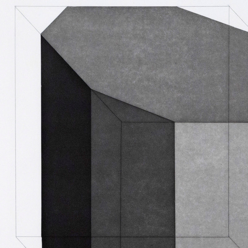 Sol LeWitt "Forms Derived from a Cube" USA, 1982. Etching with aquatint on Somerset Satin White paper. Geometric abstraction. Minimalist art. 1980s abstraction. Iconic American artist. Toronto art gallery.