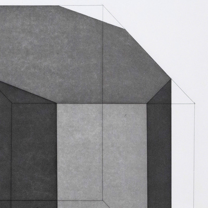 Sol LeWitt "Forms Derived from a Cube" USA, 1982. Etching with aquatint on Somerset Satin White paper. Geometric abstraction. Minimalist art. 1980s abstraction. Iconic American artist. Toronto art gallery.