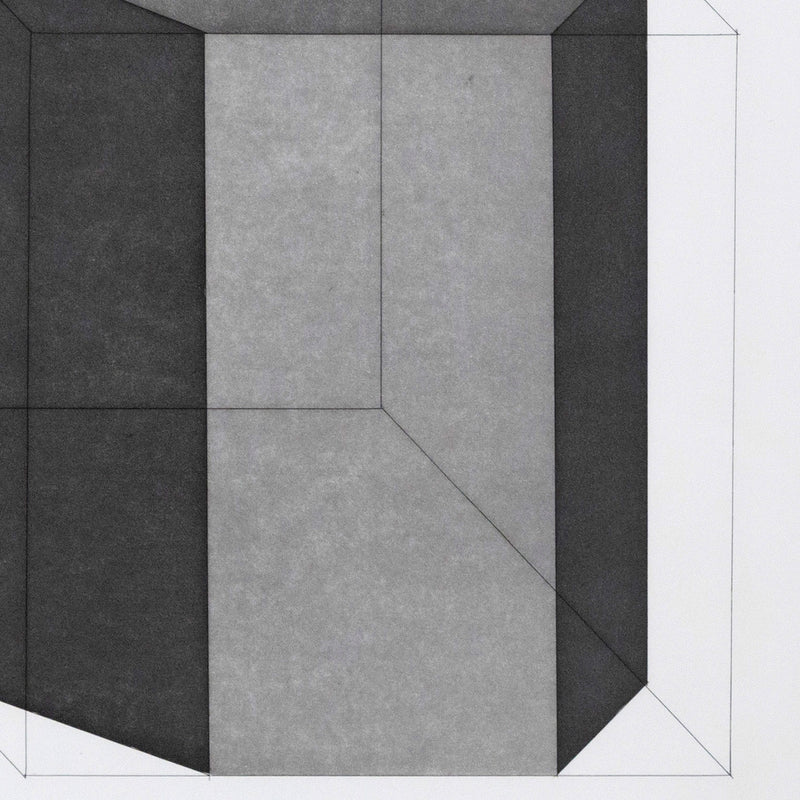 Sol LeWitt "Forms Derived from a Cube" USA, 1982. Etching with aquatint on Somerset Satin White paper. Geometric abstraction. Minimalist art. 1980s abstraction. Iconic American artist. Toronto art gallery.