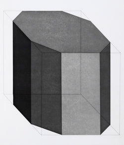 Sol LeWitt "Forms Derived from a Cube" USA, 1982. Etching with aquatint on Somerset Satin White paper. Geometric abstraction. Minimalist art. 1980s abstraction. Iconic American artist. Toronto art gallery.