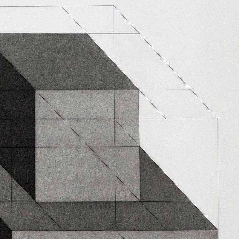 Sol LeWitt "Forms Derived from a Cube" USA, 1982. Etching with aquatint on Somerset Satin White paper. Geometric abstraction. Minimalist art. 1980s abstraction. Iconic American artist. Toronto art gallery.