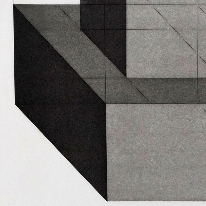Sol LeWitt "Forms Derived from a Cube" USA, 1982. Etching with aquatint on Somerset Satin White paper. Geometric abstraction. Minimalist art. 1980s abstraction. Iconic American artist. Toronto art gallery.