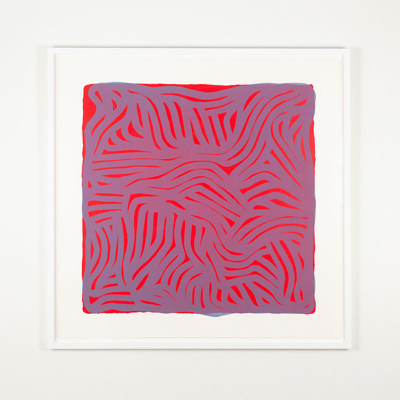 SOL LEWITT "PARALLEL CURVES" LITHO, 2000