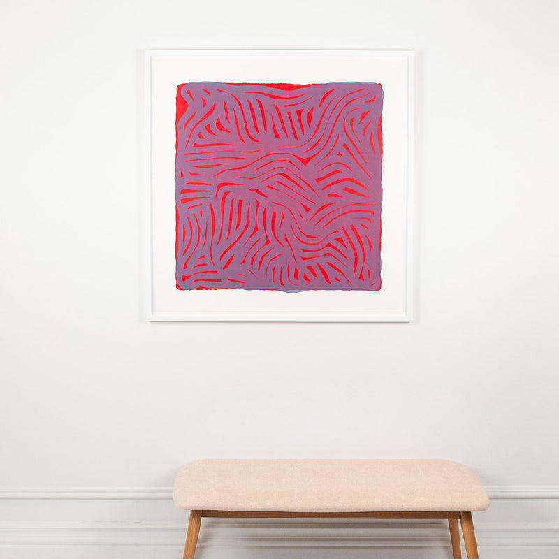 SOL LEWITT "PARALLEL CURVES" LITHO, 2000