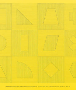 SOL LEWITT "FOUR SIDES OF THE TOWER - YELLOW" SILKSCREEN, 1983