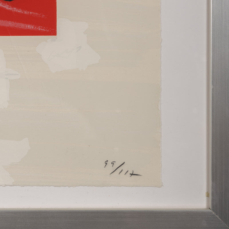 terry winters illustrated set lincoln center edition screenprint 2010 limited edition american artist organic chemistry red art red print serigraph collect terry winters american art signed 