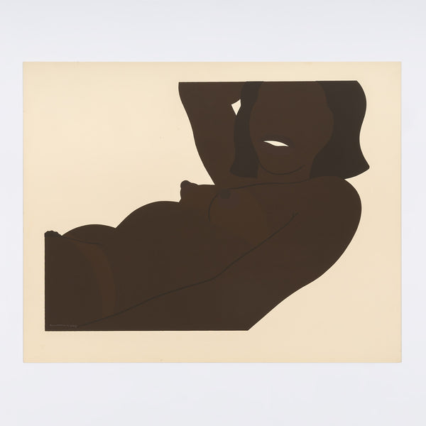 TOM WESSELMANN "GREAT AMERICAN BROWN NUDE" SCREENPRINT, 1971