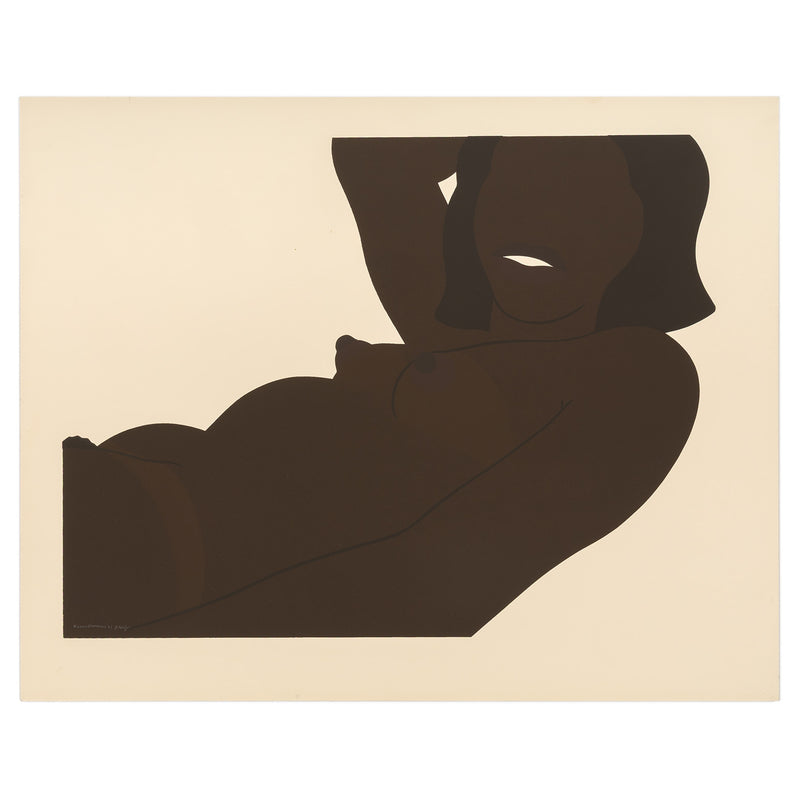 TOM WESSELMANN "GREAT AMERICAN BROWN NUDE" SCREENPRINT, 1971