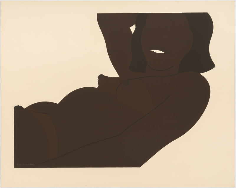 TOM WESSELMANN "GREAT AMERICAN BROWN NUDE" SCREENPRINT, 1971