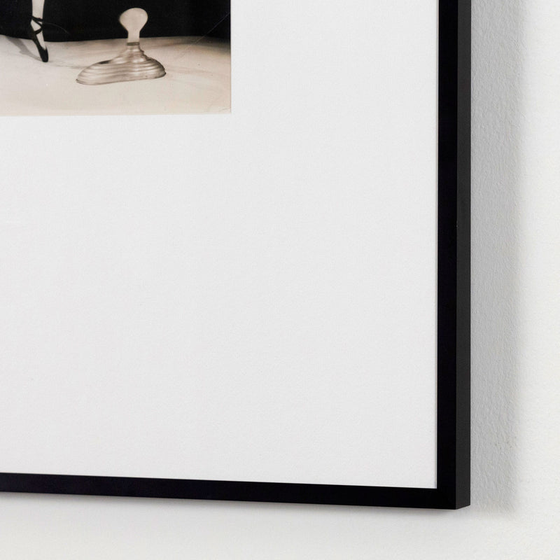 Toronto Rectangle Picture Frame - Black Silver