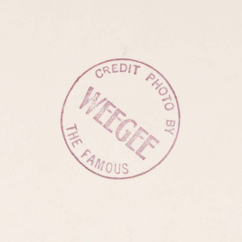 WEEGEE "WELCOME TO THE RENT PARTY" 1950