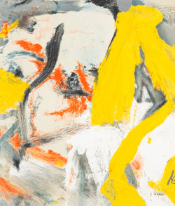 Willem de Kooning, "The Man and the Big Blonde"  USA, 1982  Offset lithograph printed in colors on wove paper  Signed in the plate, numbered by hand (Cii/CL) or 102/150  From an edition of 150 (CL)   23.5"H 29"W (visible)  32"H 38"W (framed)  Minor wear to frame  Published by The Rainbow Art Foundation, available art for sale at Caviar20 Art Gallery Toronto