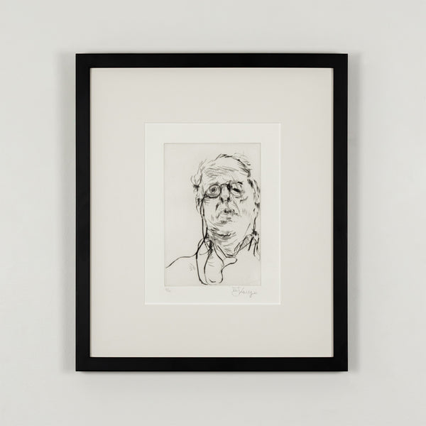 william kentridge self portrait etching drypoint 2010 south african artist 