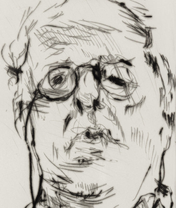 william kentridge self portrait etching drypoint 2010 south african artist 