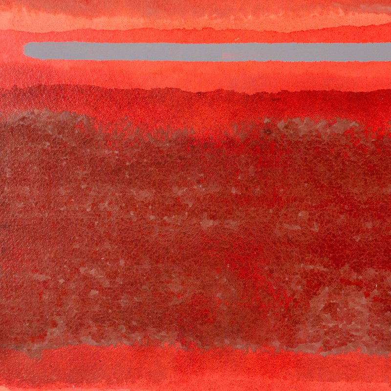 William Perehudoff, "Color Field Study in Red" (aka "Red Dawn")  Gouache on paper  Signed and dated 79 by the artist, bottom right  22.5"H 30"W (work)  25.75"H 33.25"W (framed)  Very good condition  Provenance: The Collection of Theo Waddington (London, UK), Fine Art Gallery Resale Gallery Caviar20 Toronto