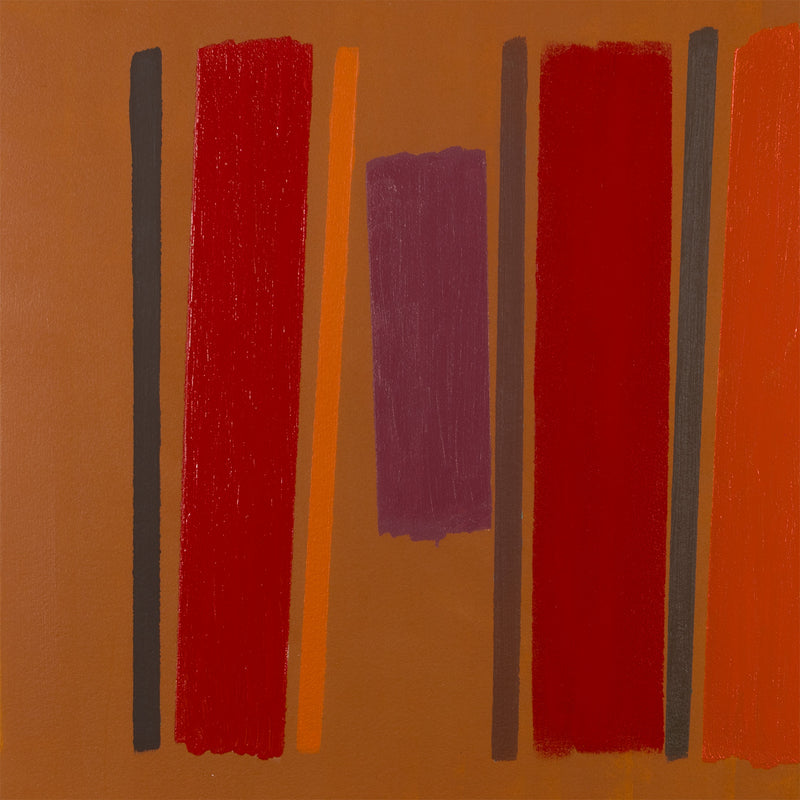 WILLIAM PEREHUDOFF "AUTUMN" ACRYLIC ON PAPER, 1979