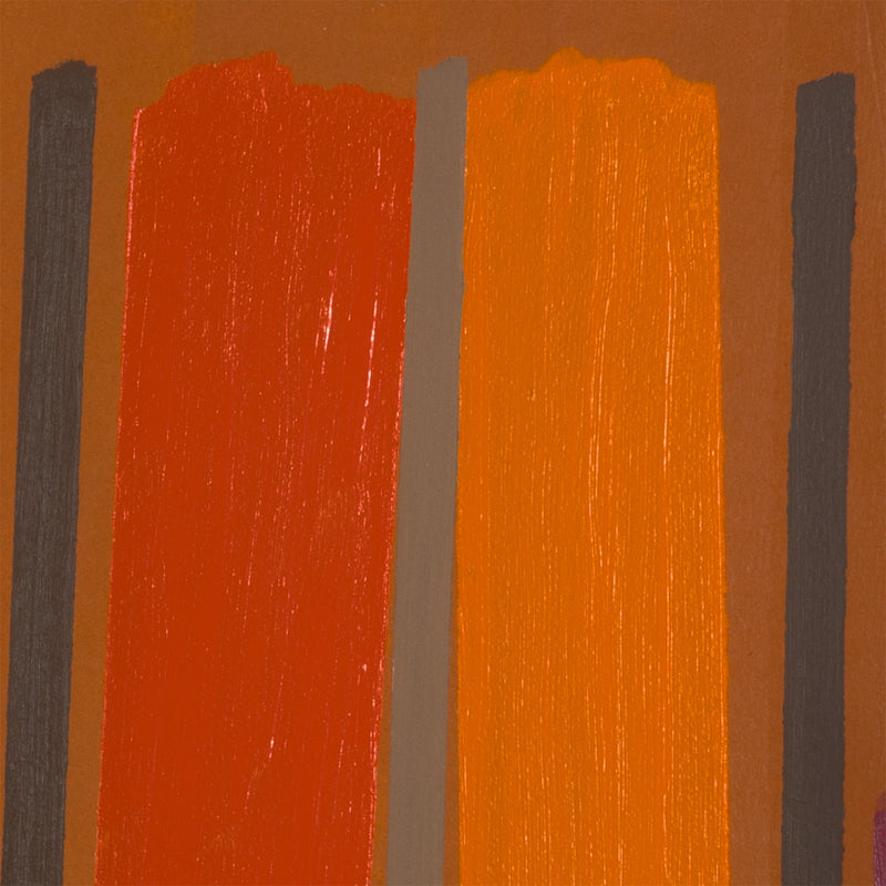 WILLIAM PEREHUDOFF "AUTUMN" ACRYLIC ON PAPER, 1979